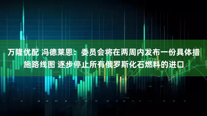 万隆优配 冯德莱恩：委员会将在两周内发布一份具体措施路线图 逐步停止所有俄罗斯化石燃料的进口