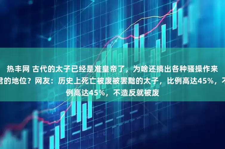 热丰网 古代的太子已经是准皇帝了，为啥还搞出各种骚操作来影响自己储君的地位？网友：历史上死亡被废被罢黜的太子，比例高达45%，不造反就被废